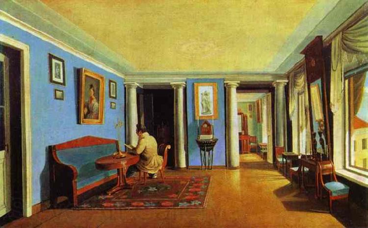 Kapiton Zelentsov Sitting-Room Spain oil painting art